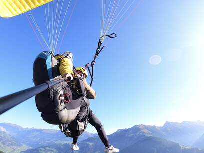 Großartiger Sommerflug mit unserem Tandemteam